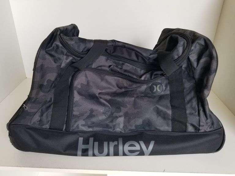 Hurley Camo Rolling Duffle Bag Sierra Auction Management Inc
