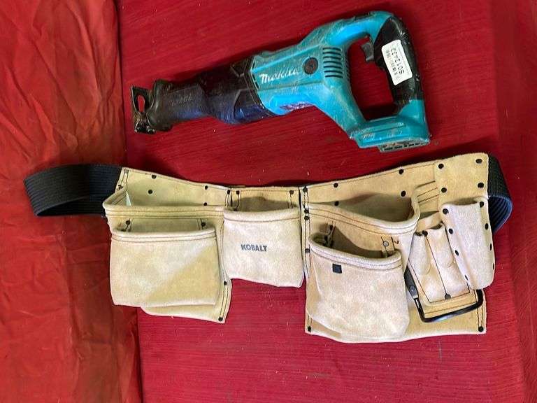 2PCS Makita SawzAll And Kobalt Tool Belt Sierra Auction Management Inc