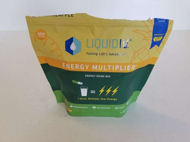 Liquid IV Energy Multiplier Drink Mix Sierra Auction Management Inc