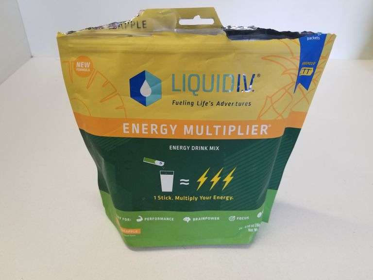 Liquid IV Energy Multiplier Drink Mix Sierra Auction Management Inc