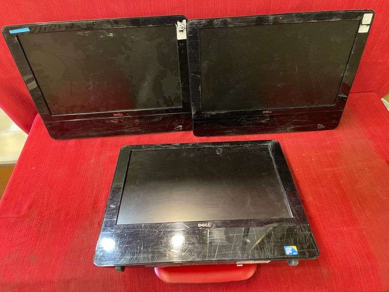 (3PC) Dell All In One Computers Model W01B (No Power Cords) Sierra