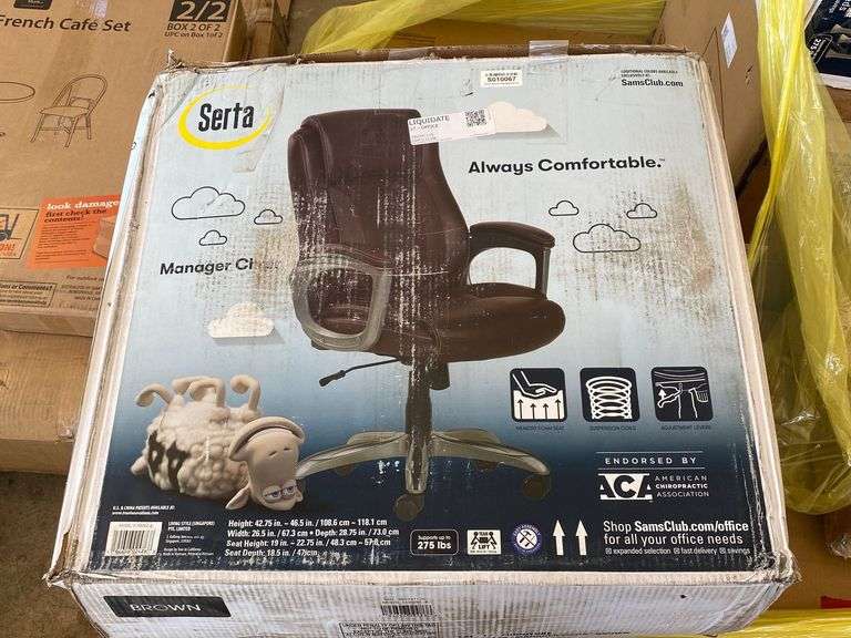 Serta Chair Sierra Auction Management Inc