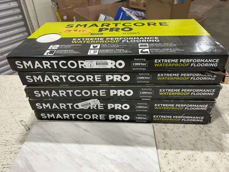 Smartcore Pro Flooring 79 sqft Sierra Auction Management Inc