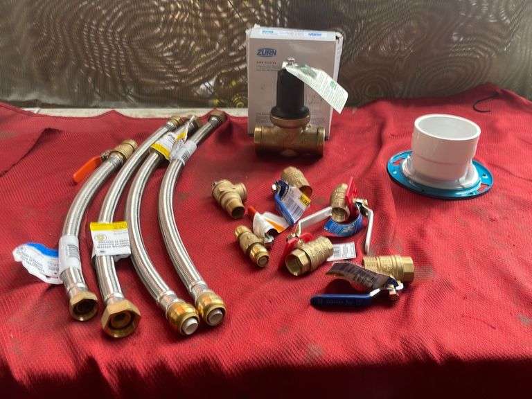 Water Softener Flex Hose, Ball Valves, Pressure Refucing Valve Sierra