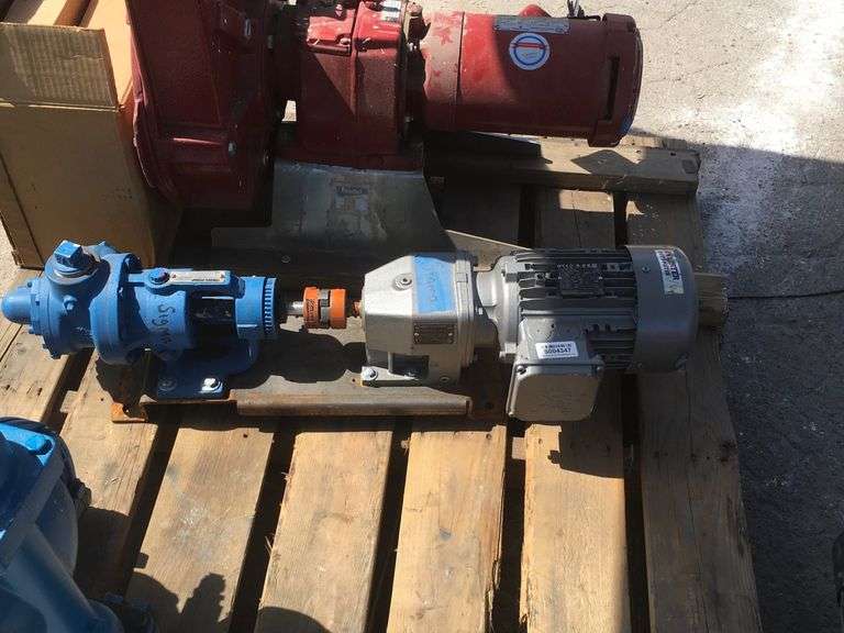 Nord DriveSystems Motor No. 202169081100 and Viking Pump Model H4724