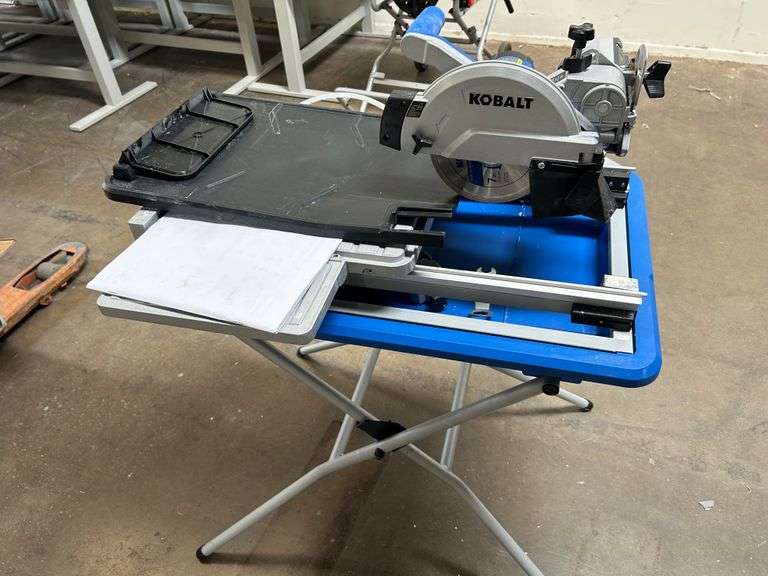 Kobalt Tile Saw Sierra Auction Management Inc