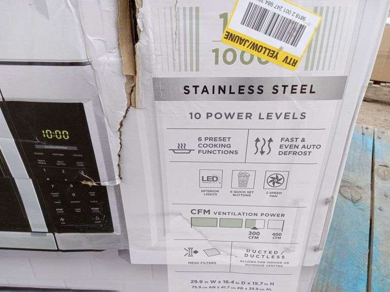 Vissani 1.7 cu ft Over the Range Microwave Sierra Auction Management Inc