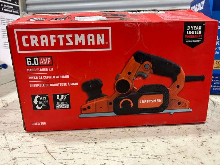 Craftsman 6.0 Amp Hand Planer Sierra Auction Management Inc