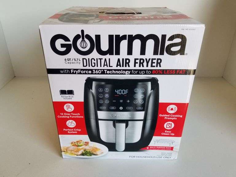 Gourmia 6 Quart Digital Air Fryer Sierra Auction Management Inc