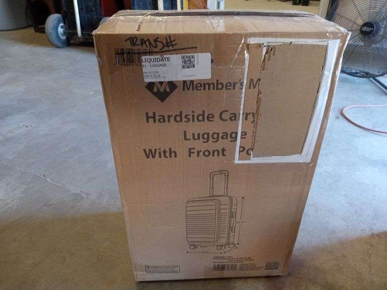 Member's Mark Hardside CarryOn Luggage with Front Pocket Sierra
