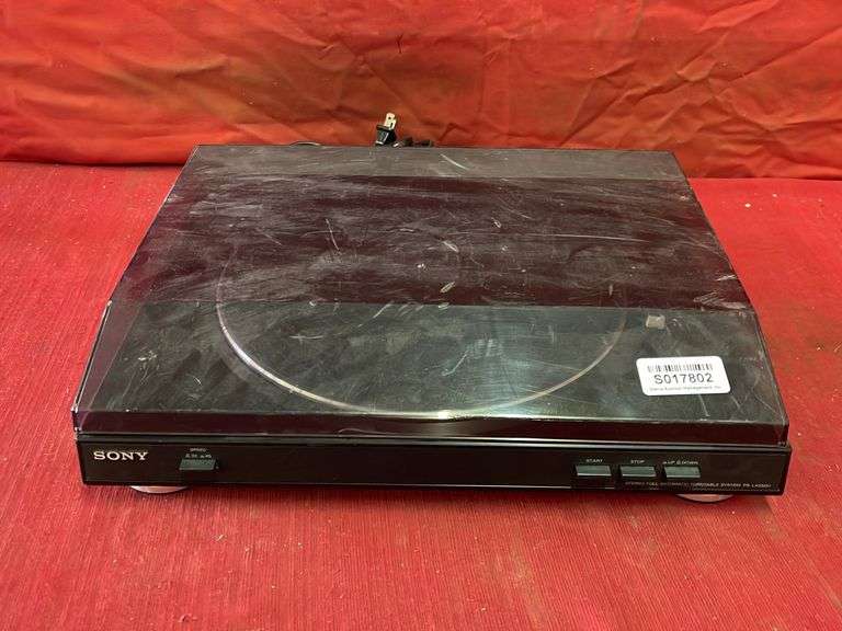 Sony Stereo Full Automatic Turntable System PsLX250H Record Player