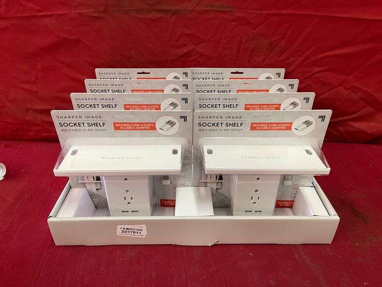 (8PCS) Socket Shelf Wall Outlet Sierra Auction Management Inc