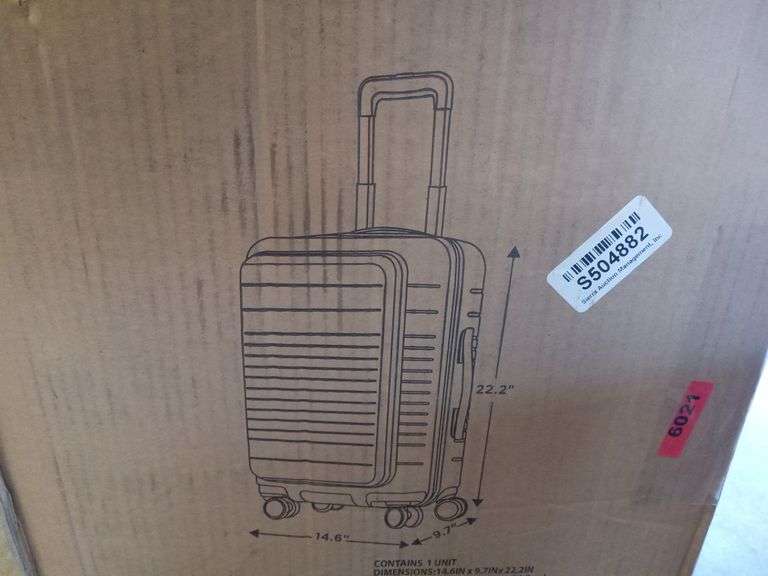 Member's Mark Hardside CarryOn Luggage with Front Pocket Sierra