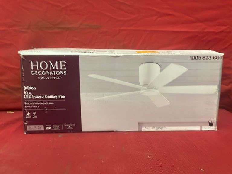 Home Decorators Collection Britton 52 In LED Indoor Ceiling Fan