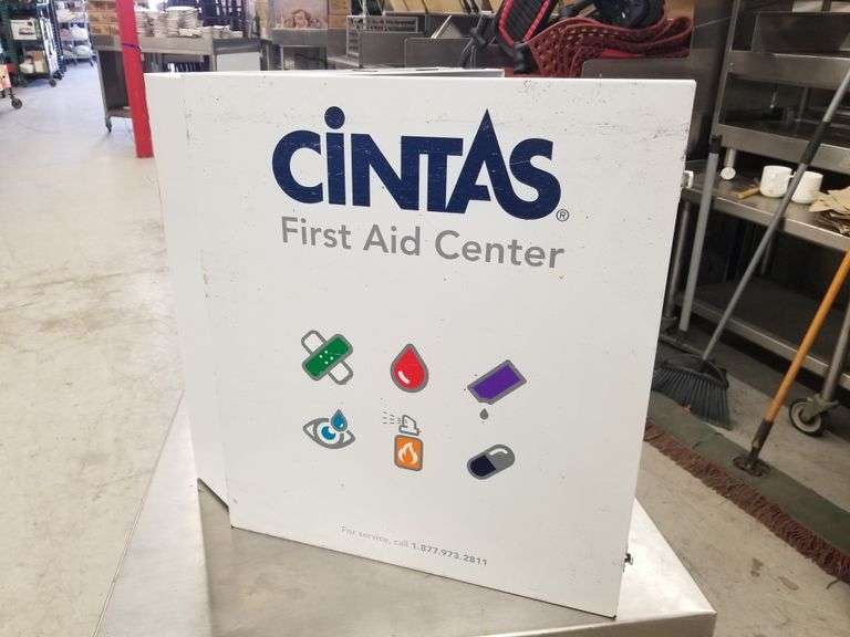 Cintas First Aid Center, Wall Mount Sierra Auction Management Inc