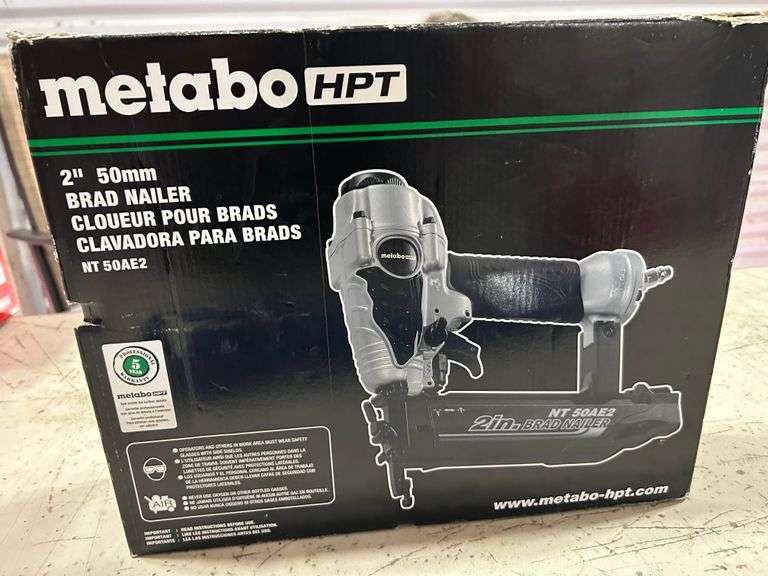 Metabo HPT Brad Nailer Sierra Auction Management Inc