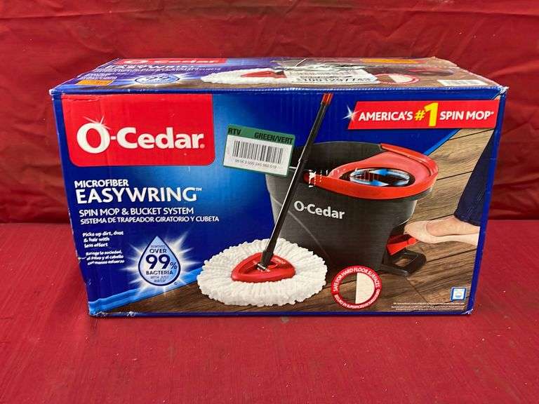 OCedar Microfiber Easy Wring Spin Moo And Bucket System Sierra