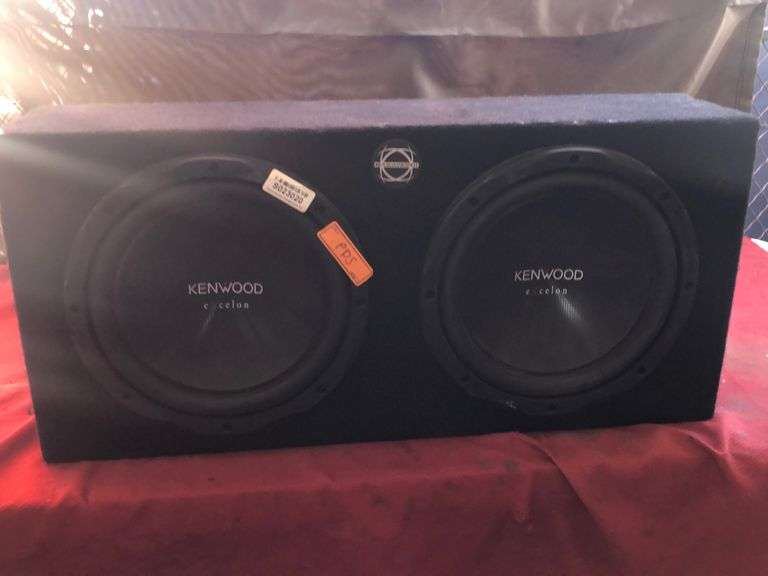 Kenwood eXcelon Subs Unknown Condition Sierra Auction Management Inc