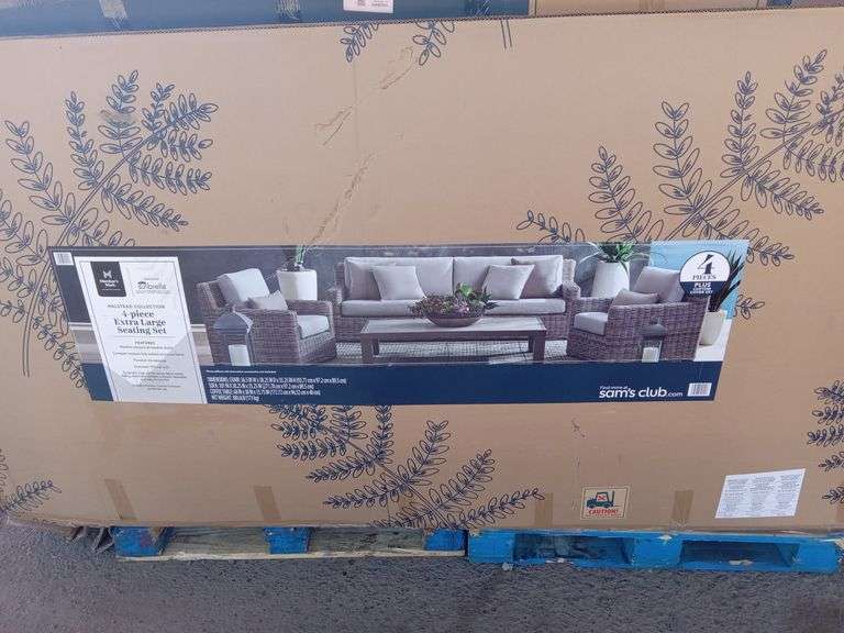 Halstead Collection 4 Piece Extra Large Seating Set Sierra Auction