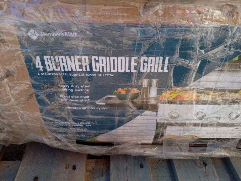 Member's Mark 4 Burner Griddle Grill Sierra Auction Management Inc