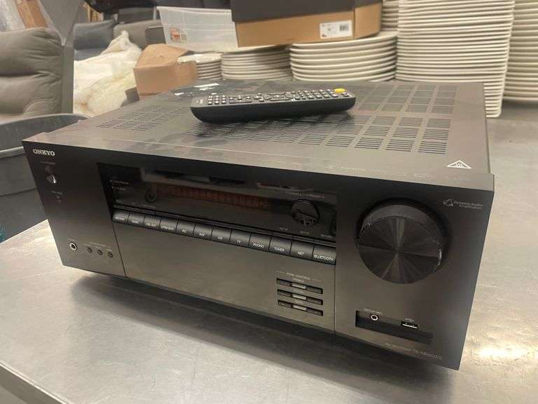 Onkyo 7.2Channel Network Home Theater Smart AV Receiver TXNR6050 Sierra Auction Management Inc