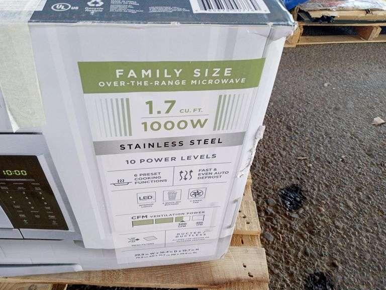 Vissani Over The Range Microwave Sierra Auction Management Inc