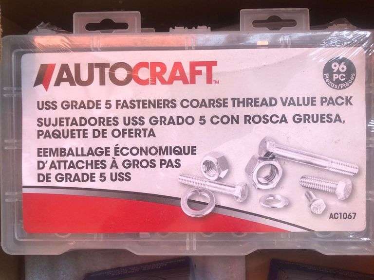 Misc. Items 16 Spark Plugs, 2 CarQuest 10PC Hose Clamps, 4 96PC