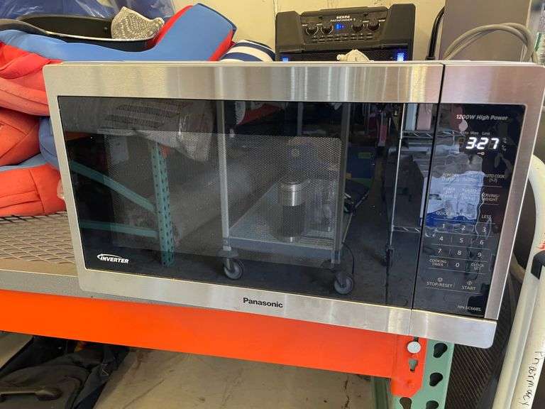 Panasonic Invertor Microwave NNSC668S 1200W Sierra Auction
