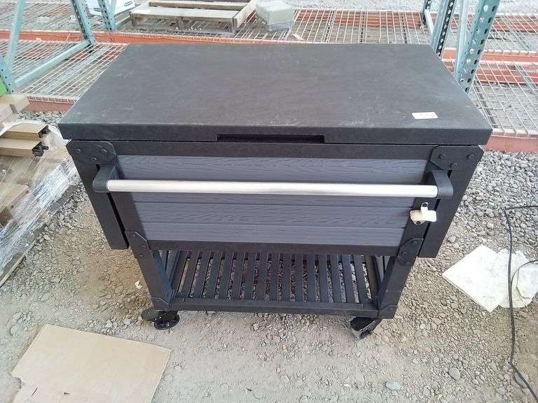 Keter Patio Cooler and Beverage Cart Sierra Auction Management Inc
