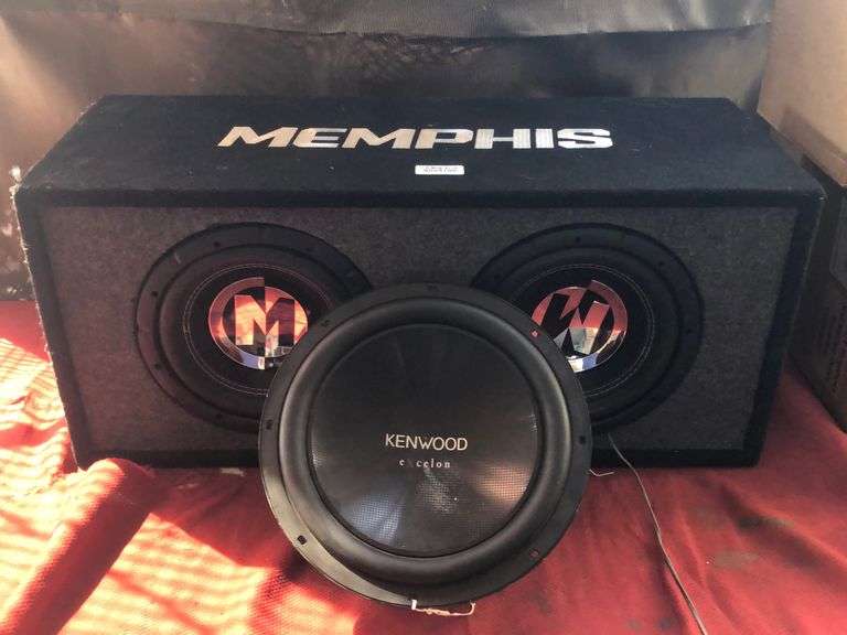 (2PC) Memphis Subwoofer ,Kenwood Excelon Subwoofer Sierra Auction