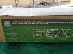Timber Ridge Screen House Timber Ridge 6 Hub Pop Up Screen House - Sierra Auction Management Inc