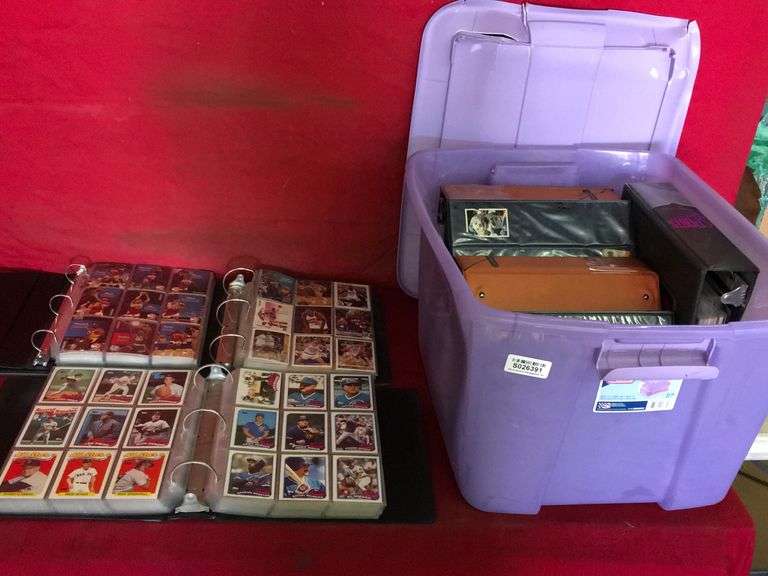 Box of Assorted Sports Cards Sierra Auction Management Inc