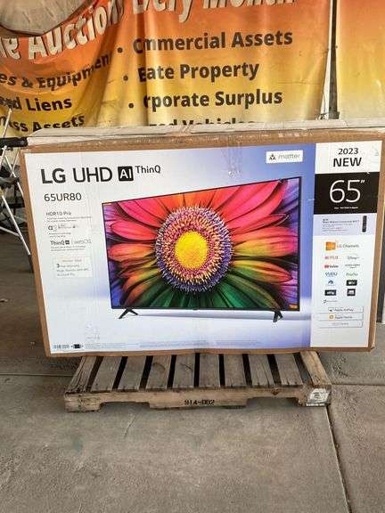 LG UHD AI ThinQ 65” 65UR80 - Sierra Auction Management Inc