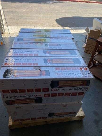 P)Pallet Lot of (28) Heat Storm Infrared Heater HS-1500-OTR - Sierra  Auction Management Inc