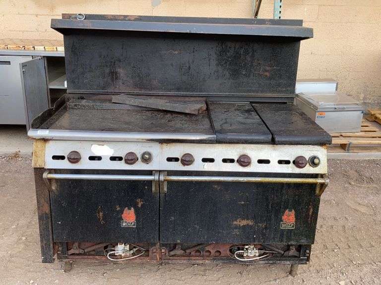 Wolf Griddle Stove Sierra Auction Management Inc