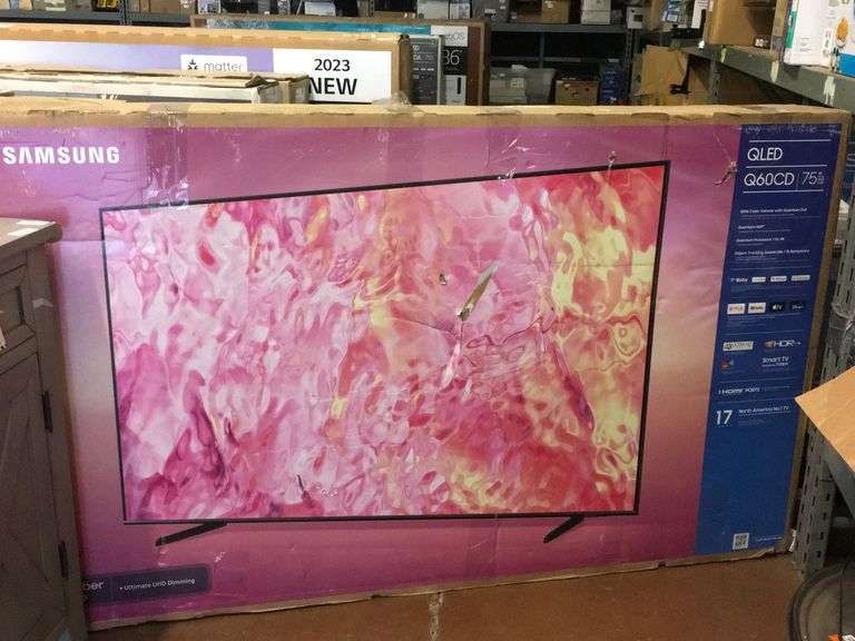 Samsung QLED Model Q60CD 75” 4K Sierra Auction Management Inc