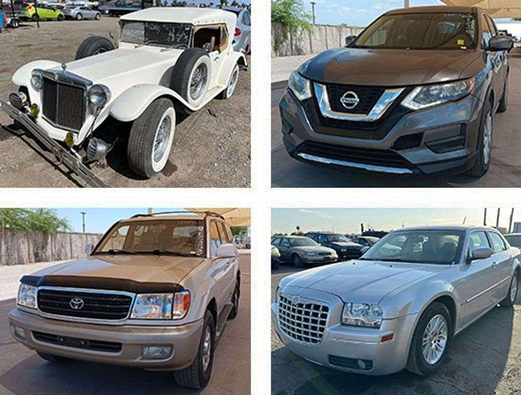6343 Phoenix & Tucson NonRunning/Stationary Vehicle Auction August