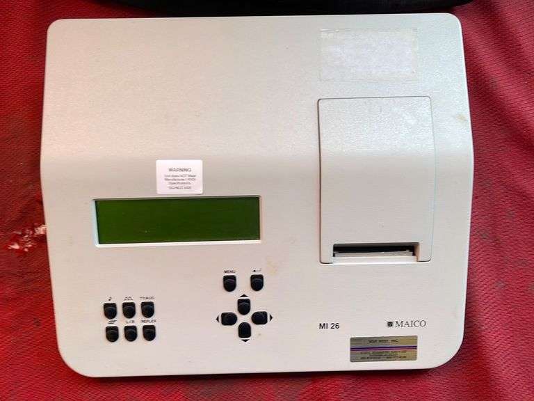 Maico MI 26 Diagnostics Serial Number 21094 Sierra Auction Management Inc