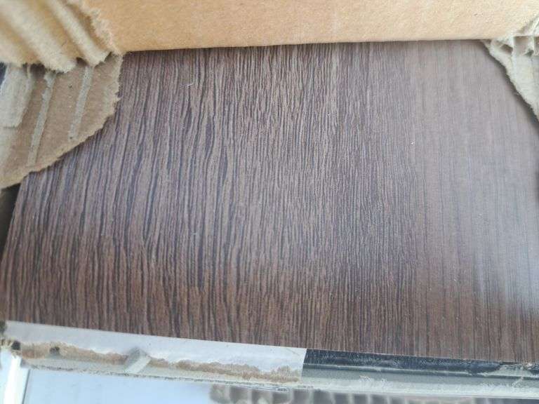 (P) (28) Lifeproof Shadow Hickory Rigid Core Vinyl Plank Flooring