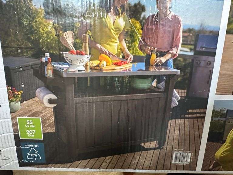 Keter Outdoor Entertainment Station Sierra Auction Management Inc