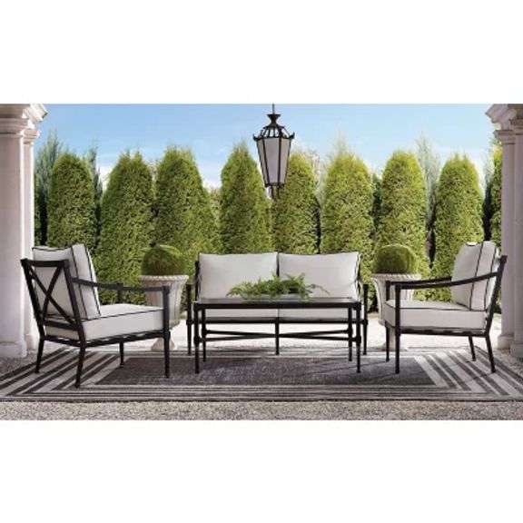 Member's Mark Sheffield Collection 4 Piece Loveseat Seating Set