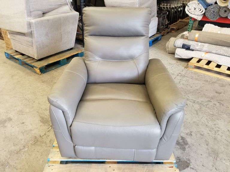 Palermo Top Grain Leather Power Swivel/Glider Recliner Retail 1100