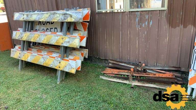 Street Barricades With Stands