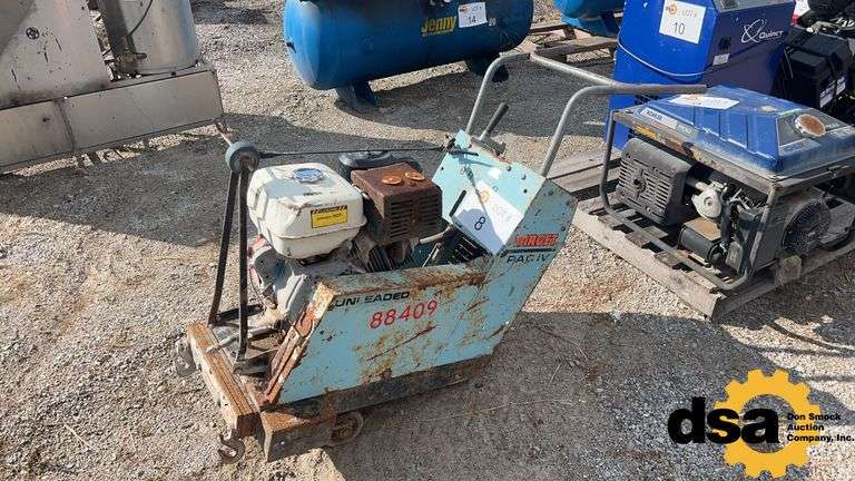 Target PAC4 Walk Behind Concrete Saw,
