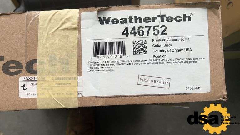 Unused Weather Tech Floor Liner,