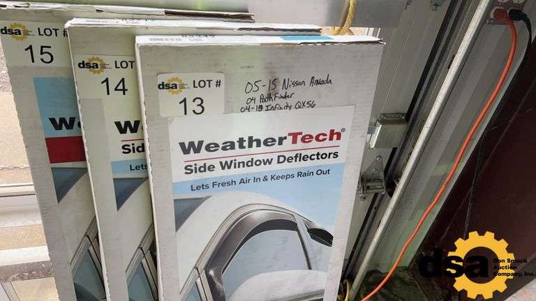 Weather Tech Unused  Wind Deflector