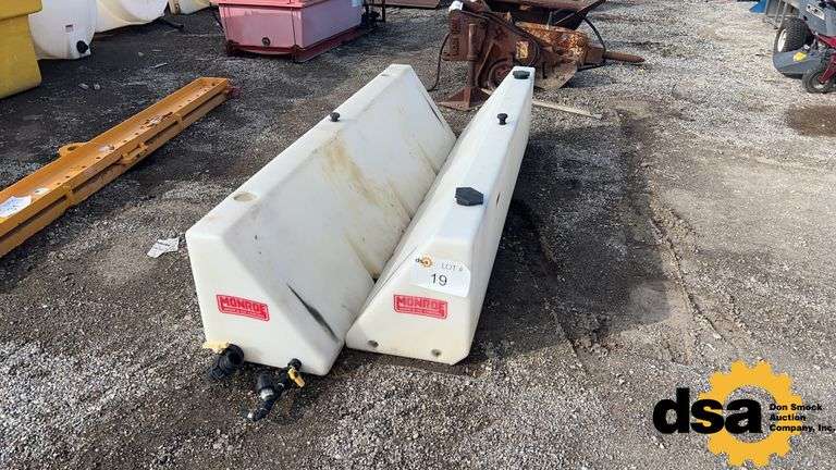 (2) Monroe Snow and Ice Systems Brine Tanks