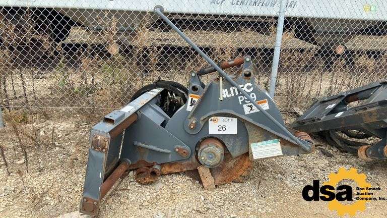 Alitec PS9 Asphalt Saw Skid Loader Attachment