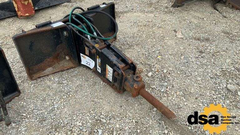 John Deere HB50 Hydraulic Hammer For Skid Loader