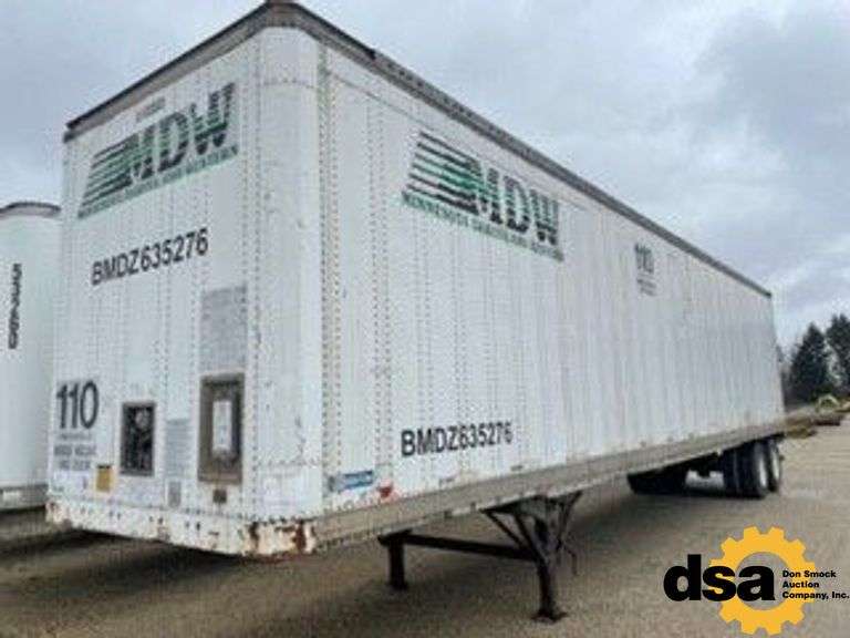 1996 Stoughton Van Trailer, - Don Smock Auction Company